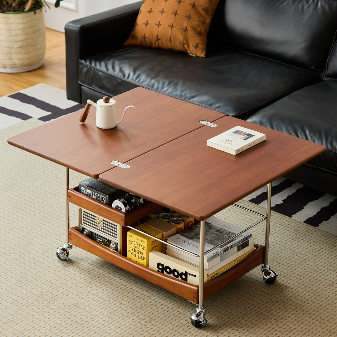 Vintage boxwood extendable coffee table versa primary product view.