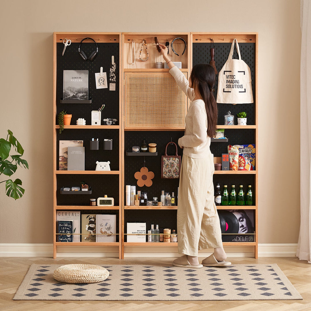 Loft Home all furniture on sale banner showcasing multi-functional shelving units for organized storage, blending style and practicality.