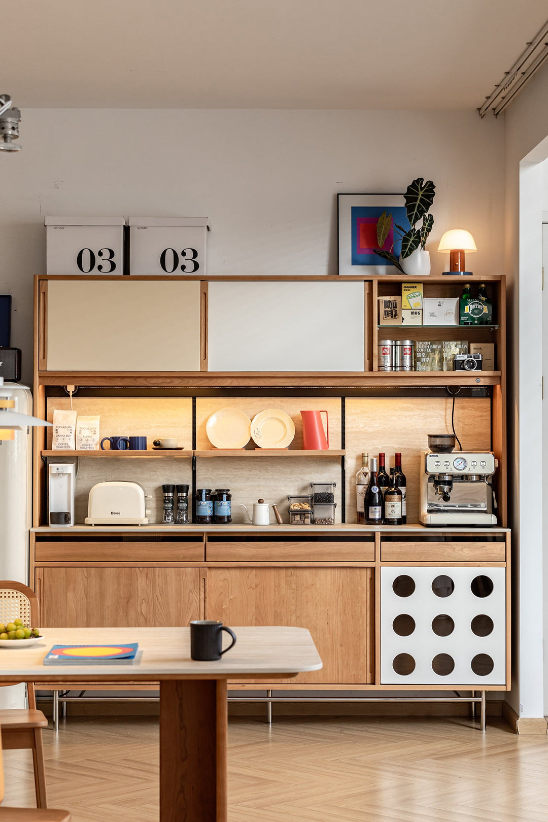Wooden Cabinet in a modern kitchen. Loft Home cabinets collection cover picture.