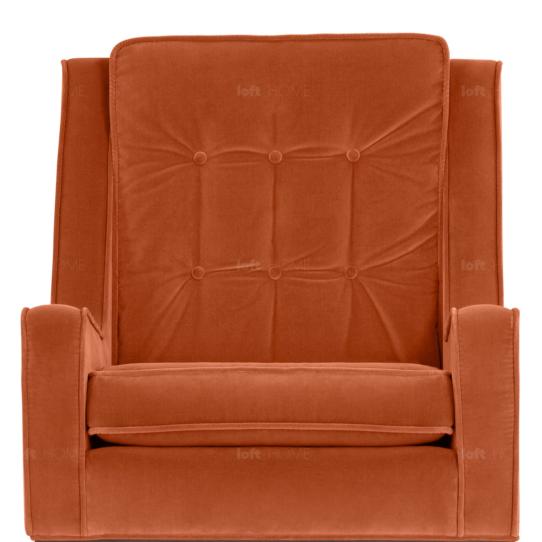 Modern Velvet 1 Seater Sofa SCOTT Detail 13