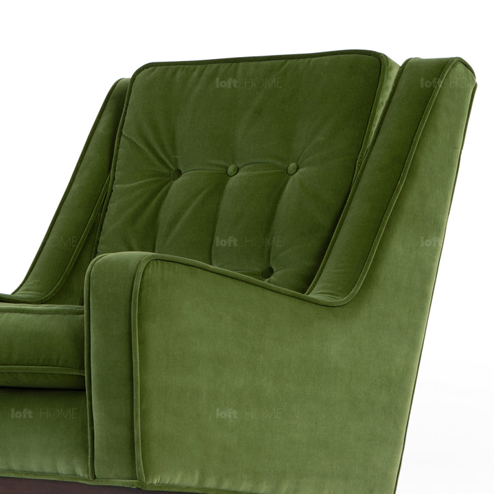 Modern Velvet 1 Seater Sofa SCOTT Conceptual