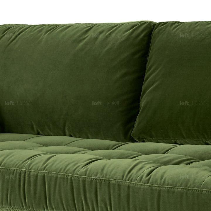 Modern Velvet 2 Seater Sofa SCOTT Layered