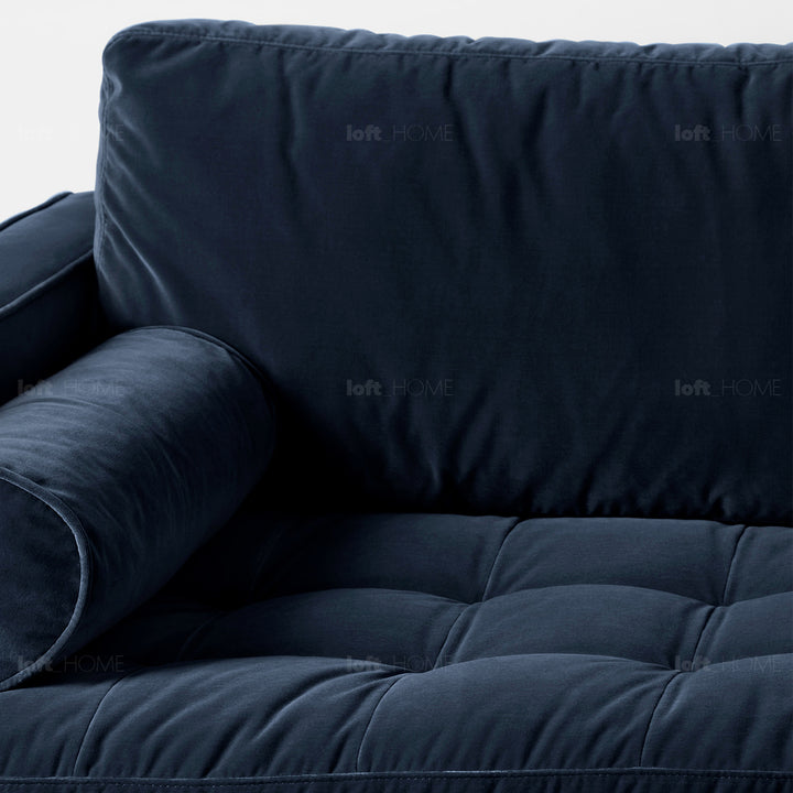 Modern velvet 2 seater sofa scott detail 61.