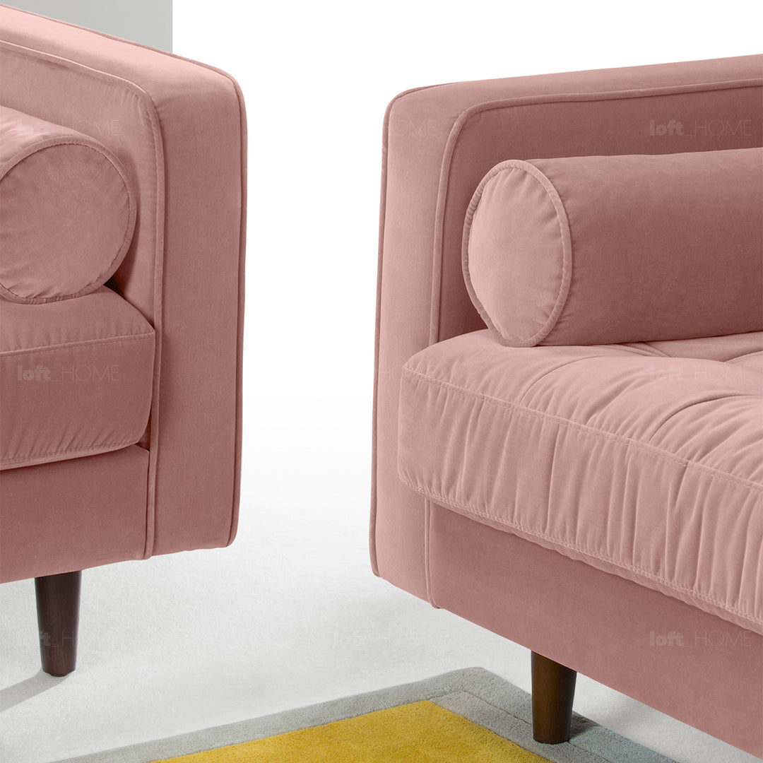 Modern Velvet 3 Seater Sofa SCOTT Detail 53