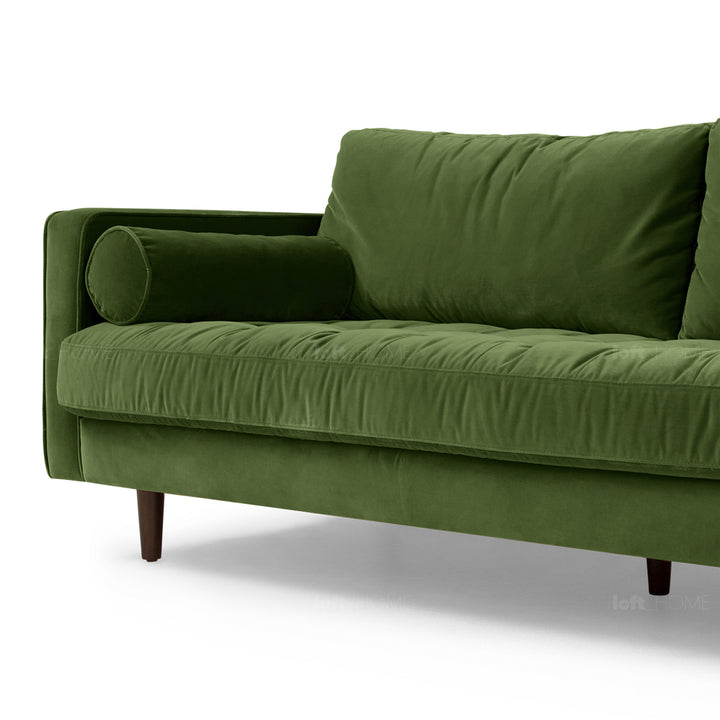 Modern velvet 3 seater sofa scott conceptual design.