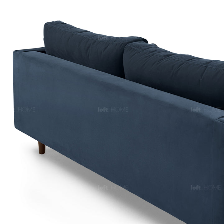Modern velvet 3 seater sofa scott detail 76.