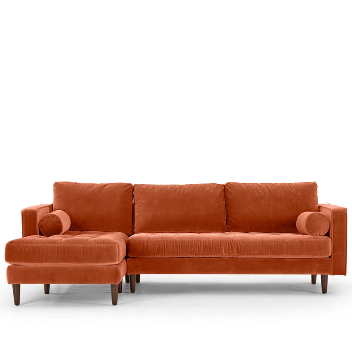 Modern velvet l shape sectional sofa scott 2+l detail 46.