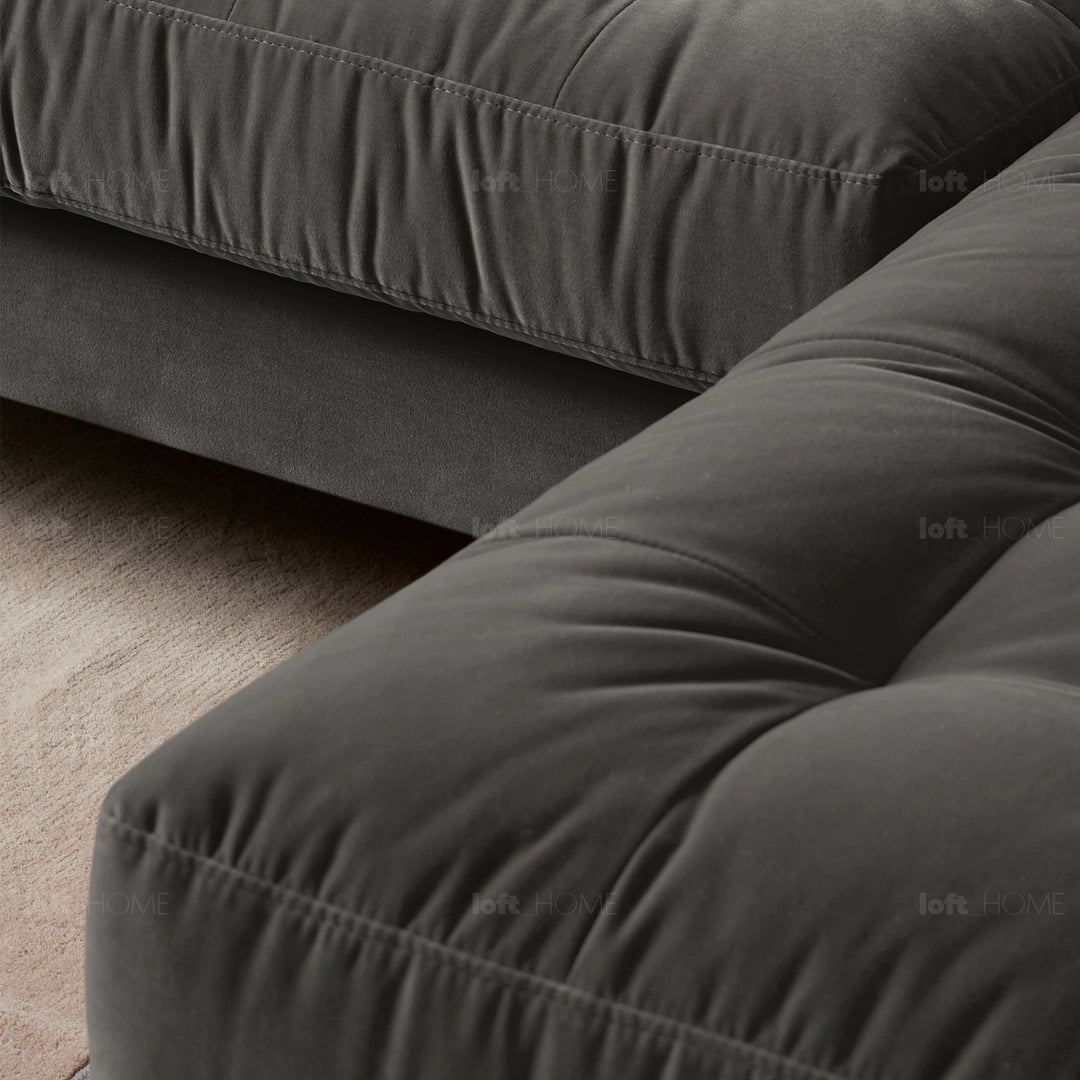 Modern velvet l shape sectional sofa scott 2+l detail 12.