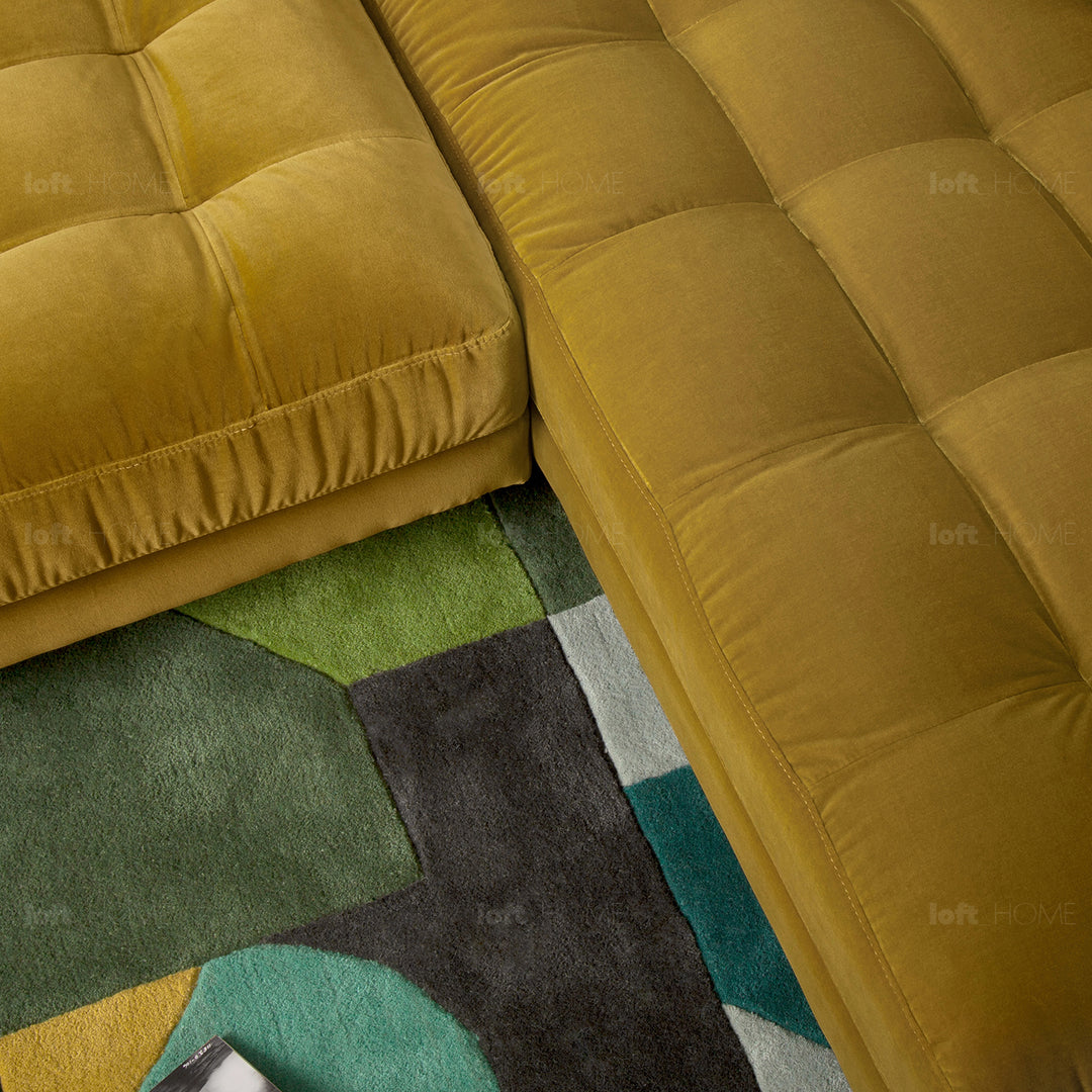 Modern velvet l shape sectional sofa scott 2+l detail 27.