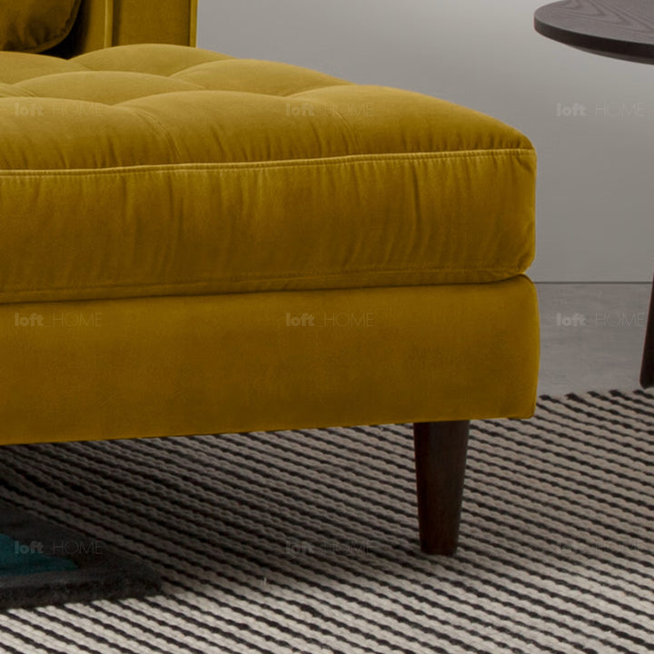 Modern velvet l shape sectional sofa scott 2+l detail 28.