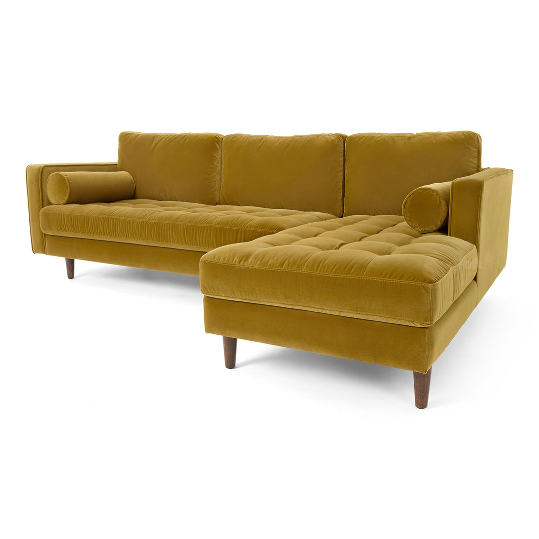 Modern velvet l shape sectional sofa scott 2+l detail 23.