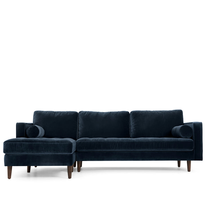 Modern velvet l shape sectional sofa scott 2+l detail 62.