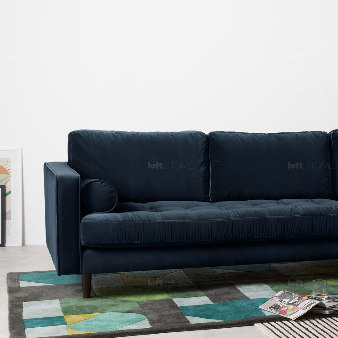 Modern Velvet Sofa L Shape SCOTT 3+L Detail 53