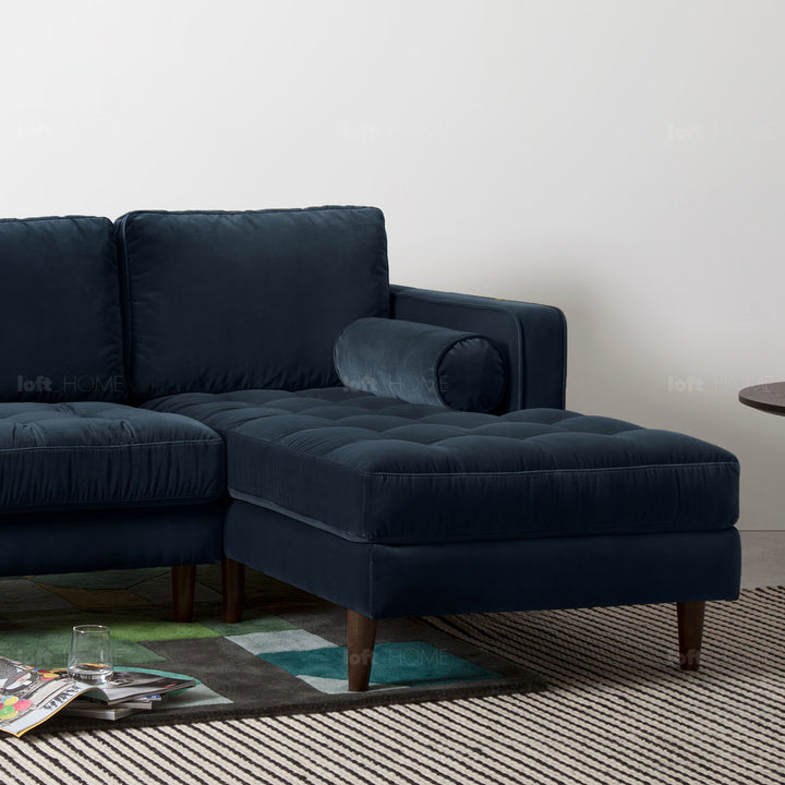 Modern velvet l shape sectional sofa scott 2+l detail 56.