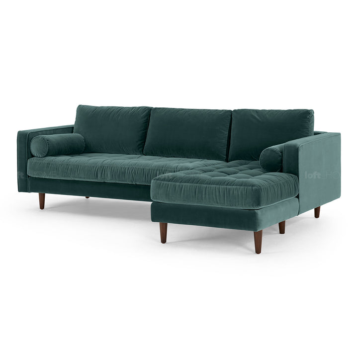 Modern velvet l shape sectional sofa scott 2+l detail 68.