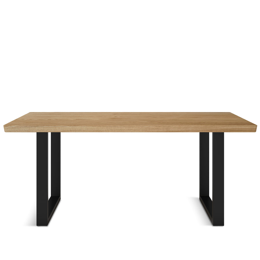 Scandinavian Wood Dining Table SAGE White Background