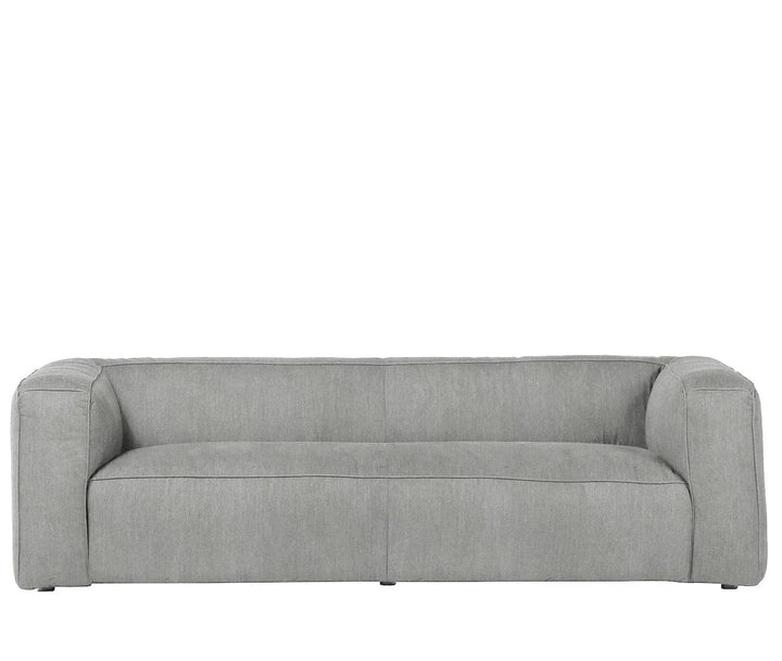 Minimalist canvas fabric 3 seater sofa finesse environmental situation.