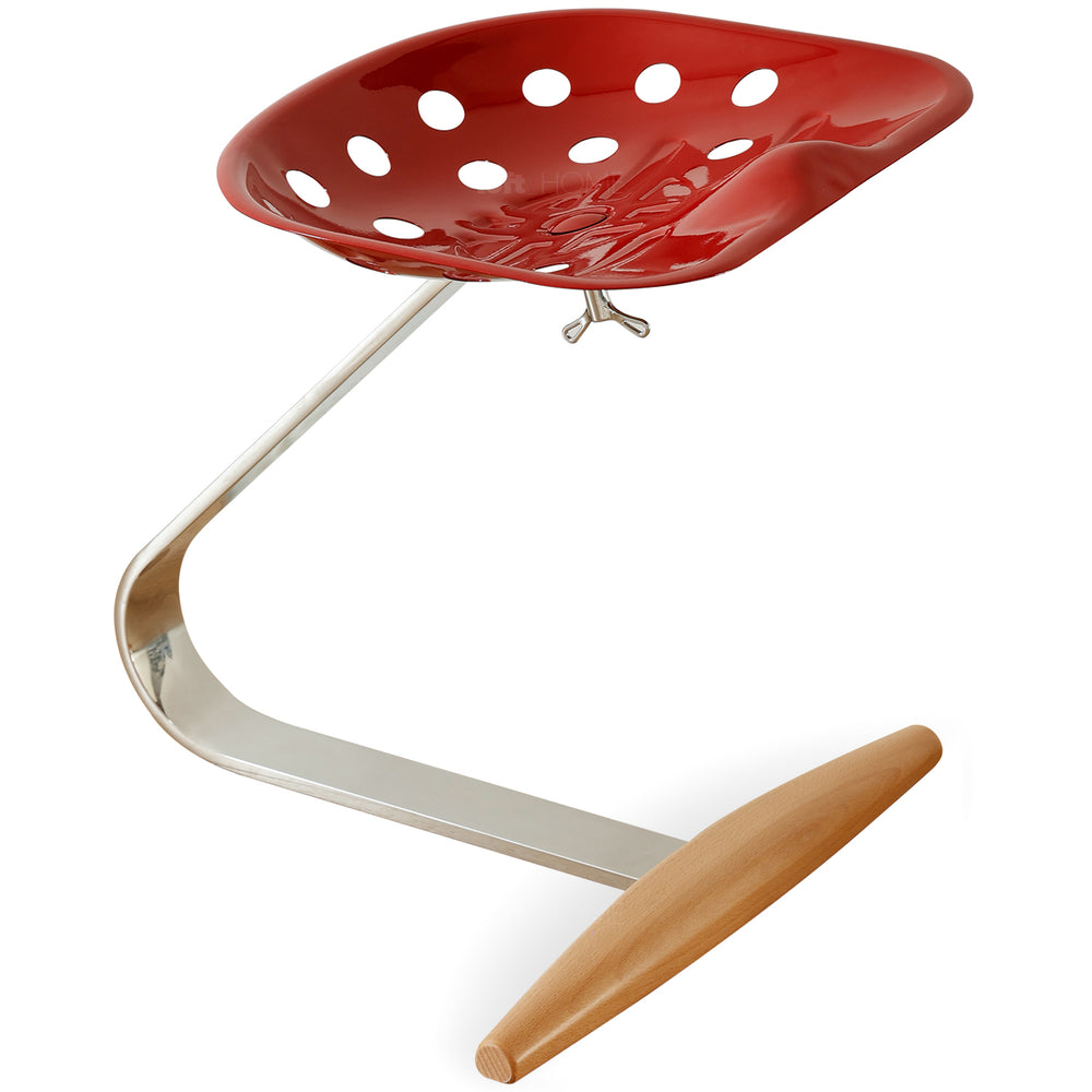Industrial steel stool mezzadro primary product view.