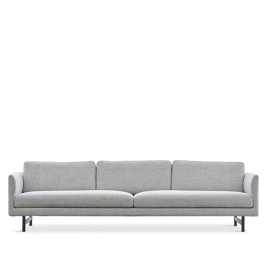 Minimalist Fabric 4 Seater Sofa NOR White Background