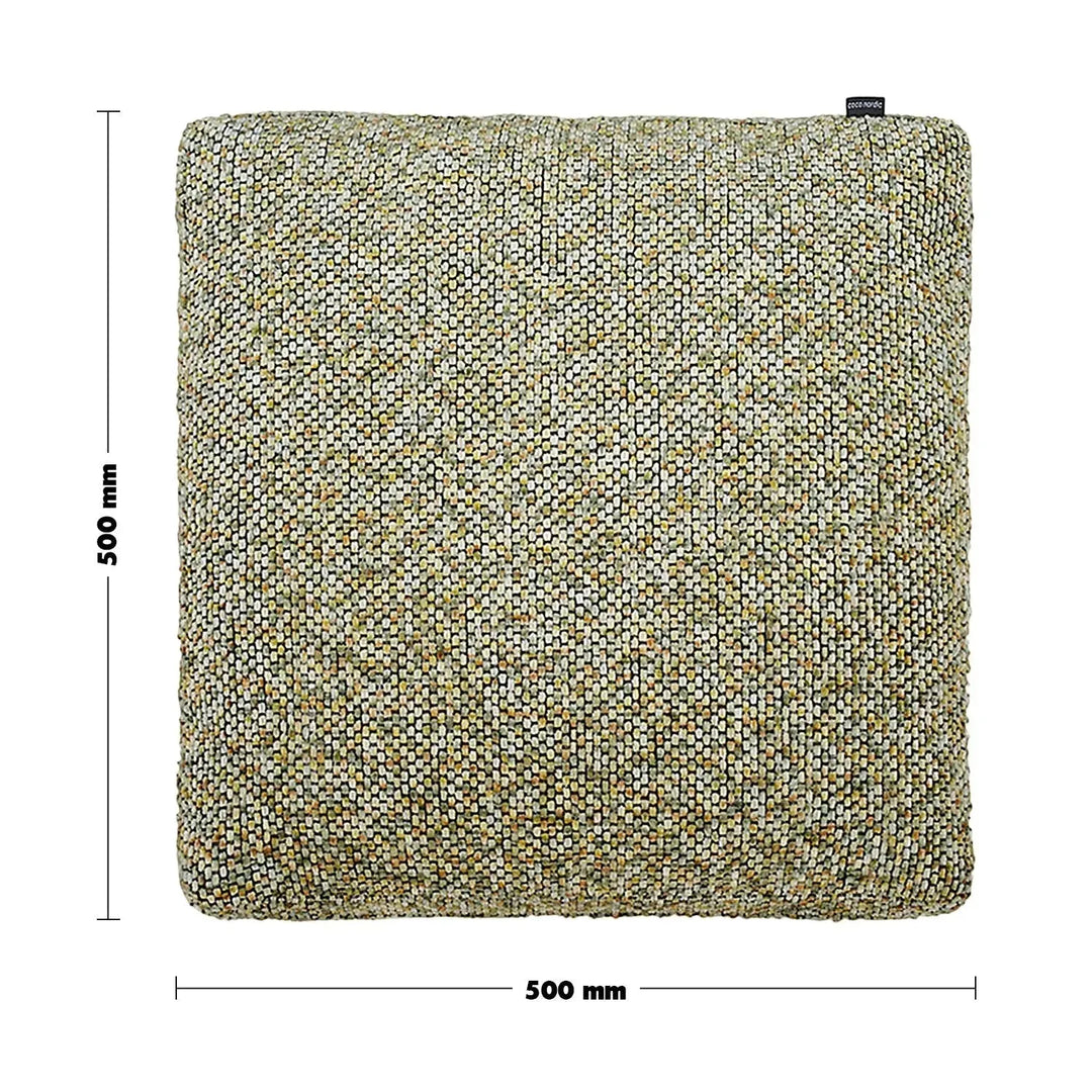 Modern fabric sofa pillow summer green size charts.