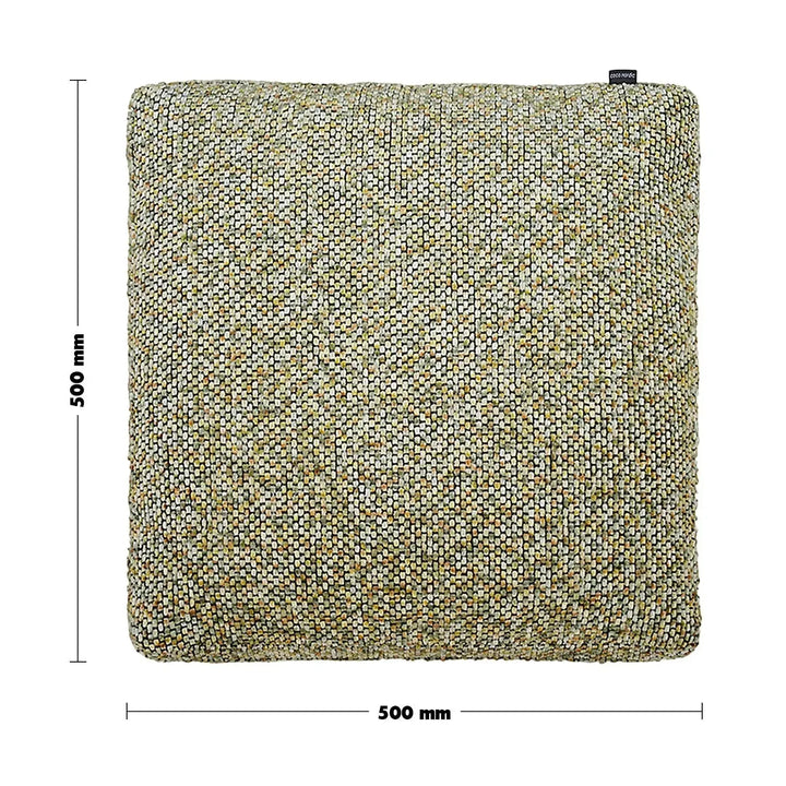 Modern fabric sofa pillow summer green size charts.