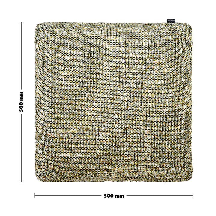 Minimalist fabric sofa pillow summer green size charts.