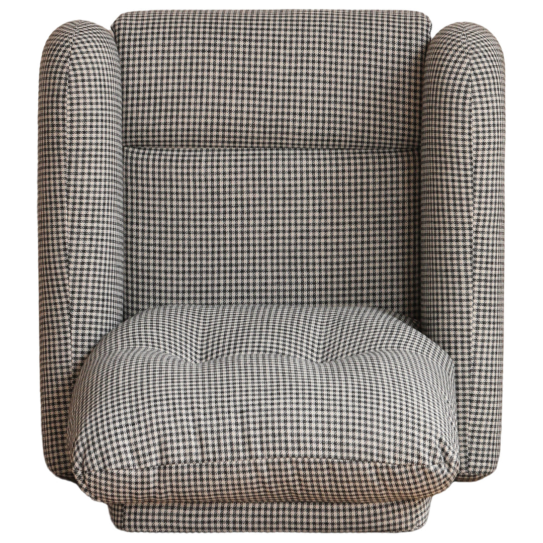 Cream cotton fabric recliner 1 seater sofa liberty in real life style.