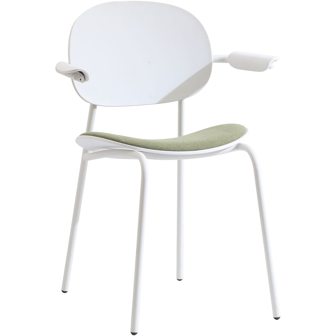 Contemporary fabric plastic dining chair loop environmental situation.