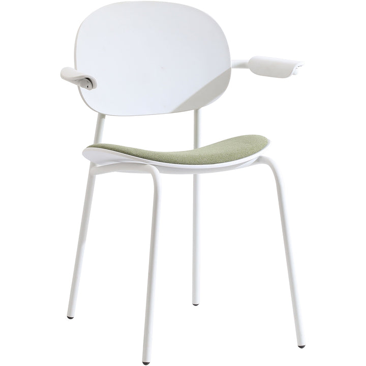 Contemporary fabric plastic dining chair loop environmental situation.