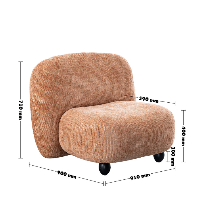 Cream boucle fabric 1 seater sofa malt size charts.