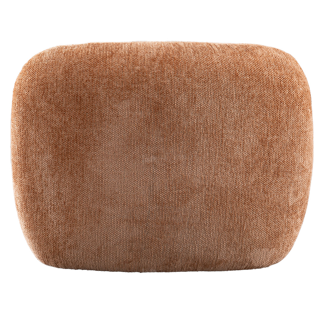 Cream boucle fabric 1 seater sofa malt material variants.