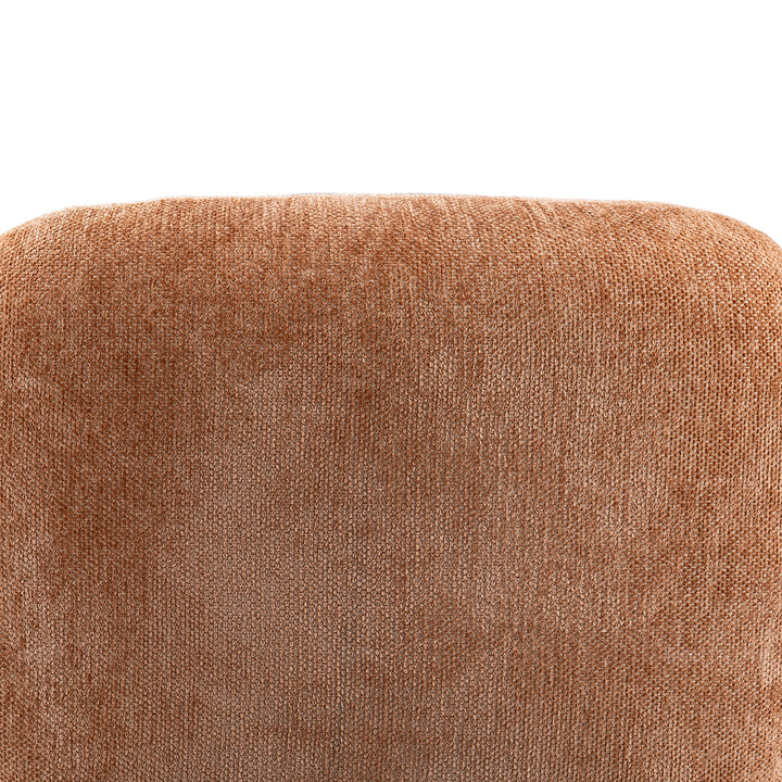 Cream boucle fabric 1 seater sofa malt in details.