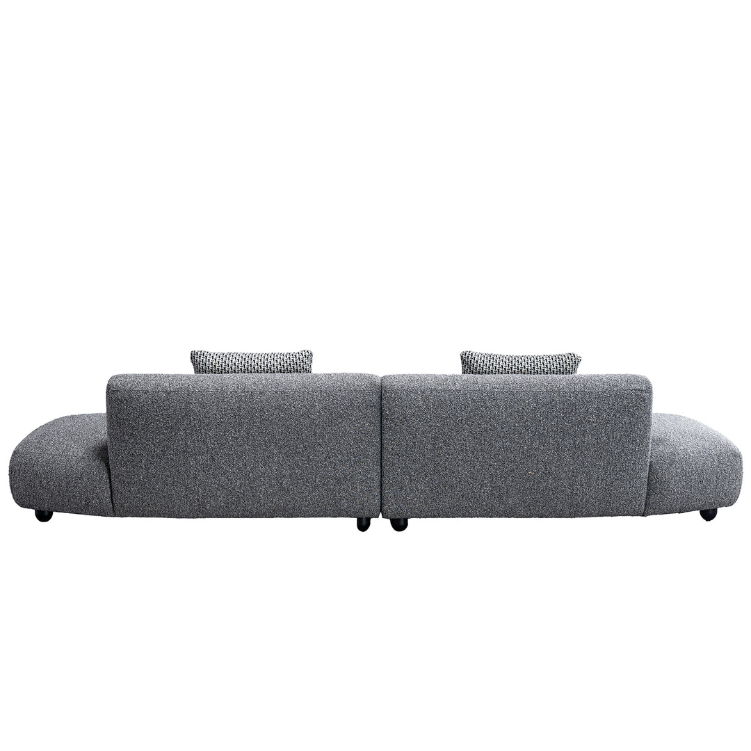 Cream boucle fabric 5 seater sofa vuum in real life style.