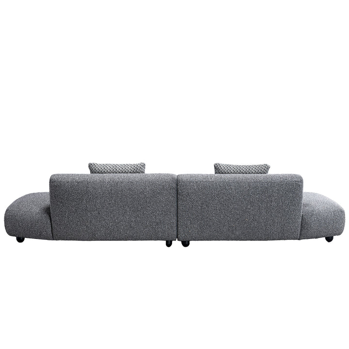 Cream boucle fabric 5 seater sofa vuum in real life style.