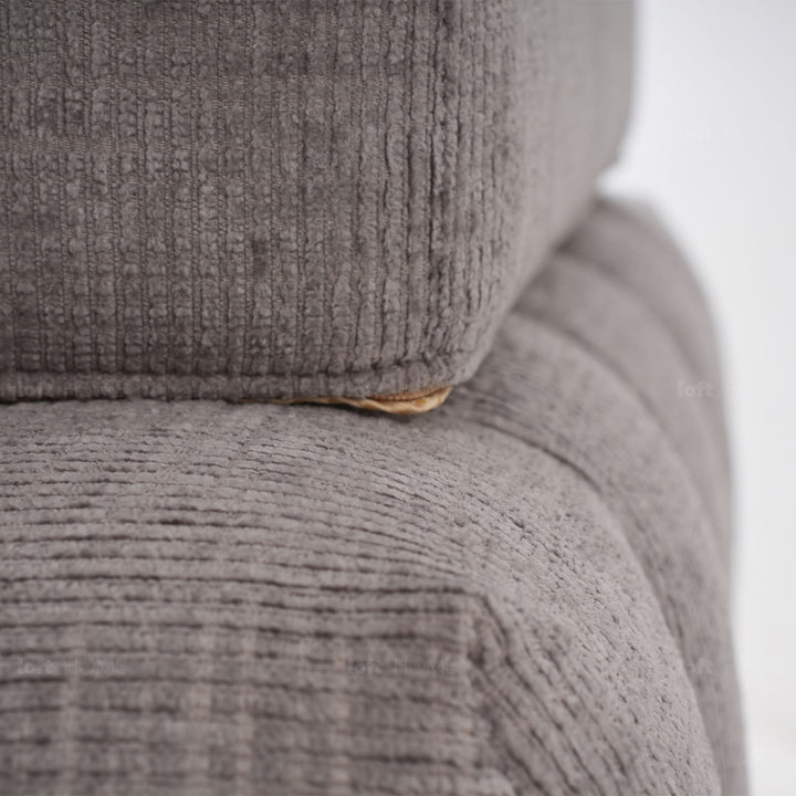 Cream fabric 1 seater sofa ganache conceptual design.