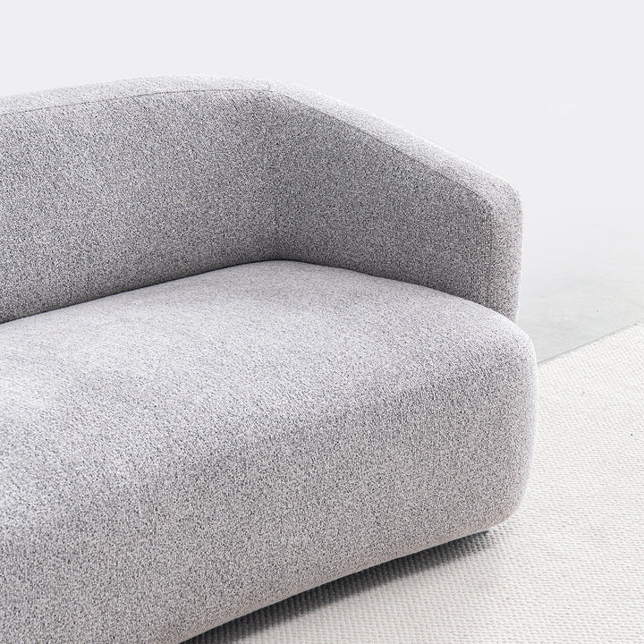 Cream mixed weave fabric 3 seater sofa navi material variants.