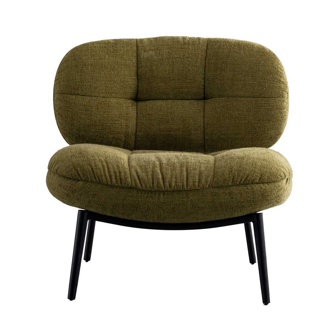 Industrial linen fabric 1 seater sofa luka luka material variants.