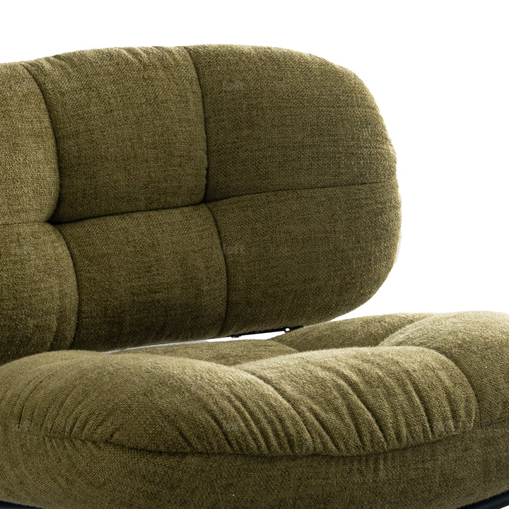 Industrial linen fabric 1 seater sofa luka luka with context.