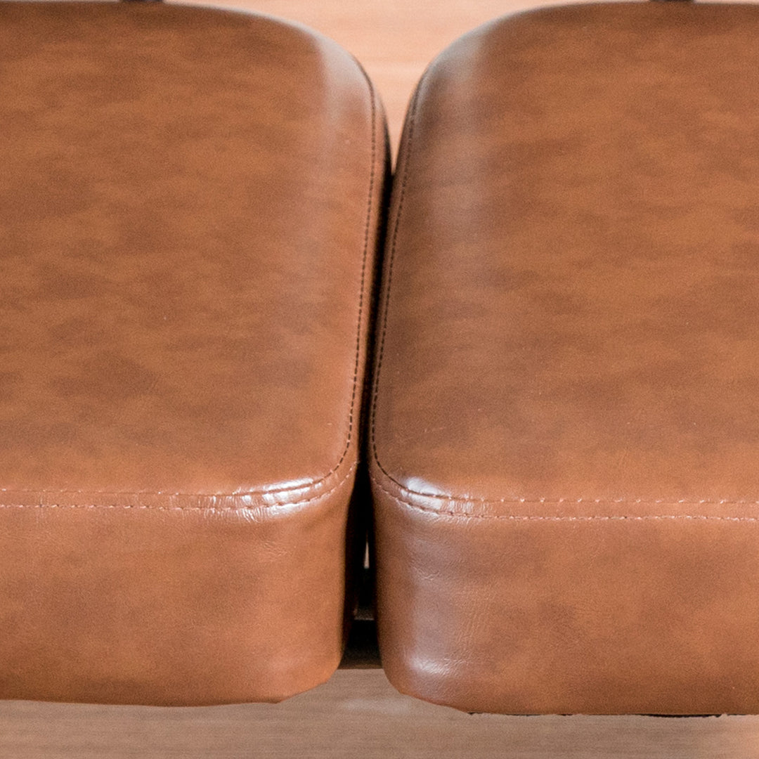 Industrial pu leather dining bench double pullman environmental situation.