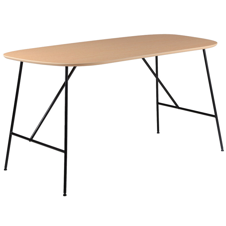 Industrial wood study table tolaro conceptual design.