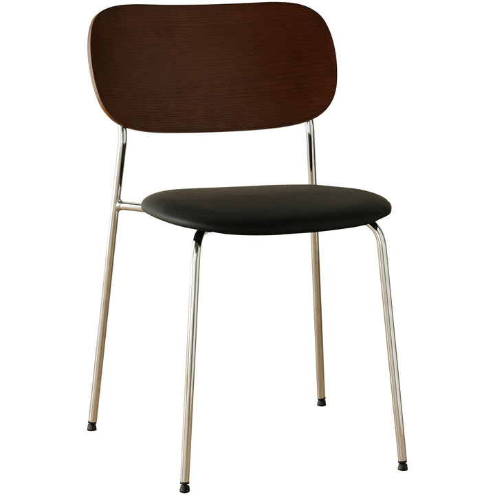 Industrial pu leather dining chair nika situational feels.
