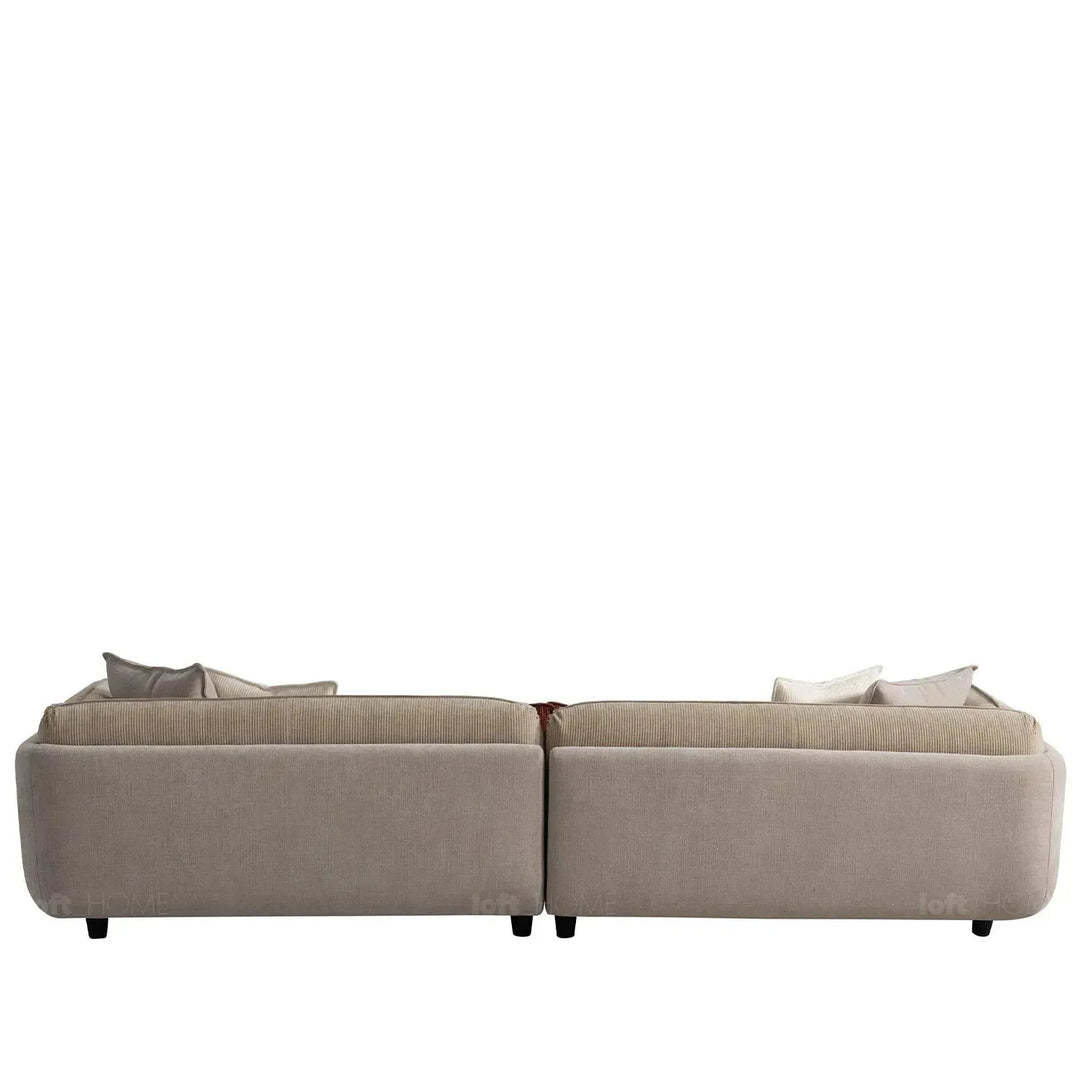 Modern corduroy velvet fabric 4 seater sofa fluff situational feels.
