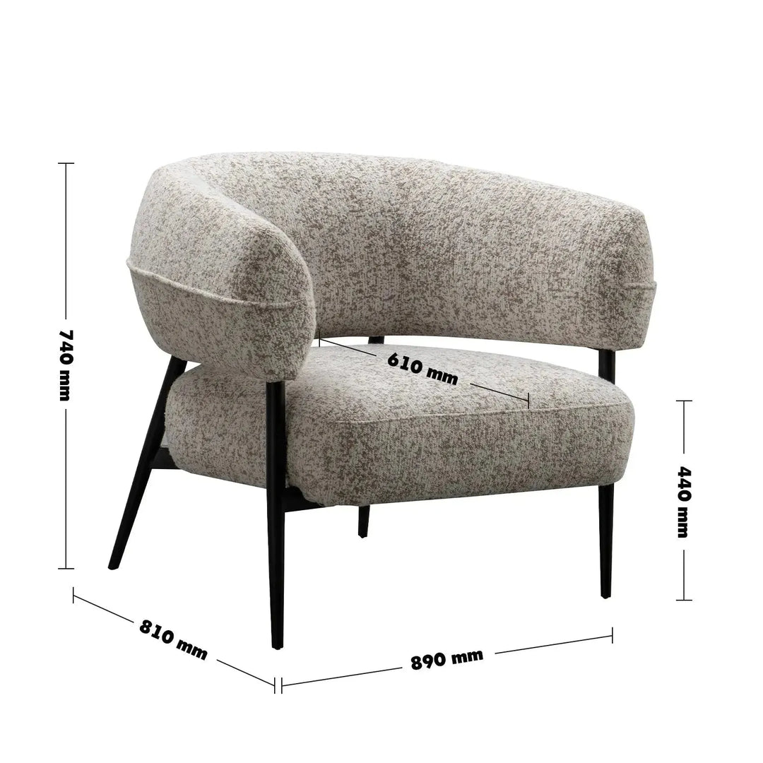 Modern mixed weave fabric 1 seater sofa bayeux size charts.