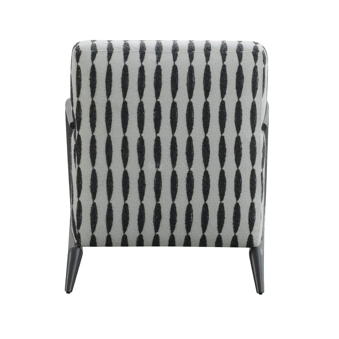 Modern mixed weave fabric 1 seater sofa feldspar in real life style.