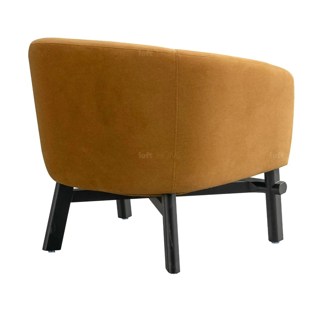 Modern suede fabric 1 seater sofa ginge material variants.