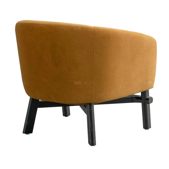 Modern suede fabric 1 seater sofa ginge material variants.