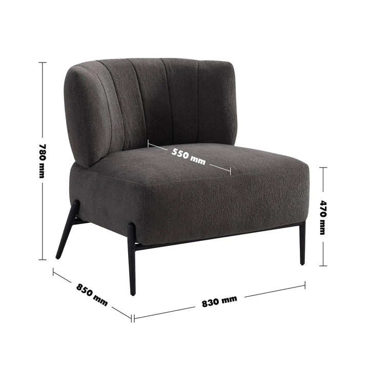 Modern sherpa fabric 1 seater sofa hedge size charts.