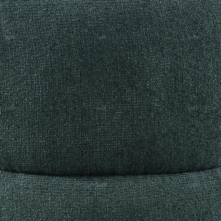 Cream mixed weave fabric revolving 1 seater sofa moss environmental situation.