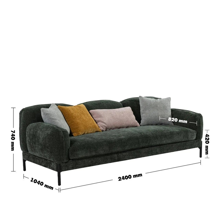 Modern chenille velvet fabric 3.5 seater sofa nimbus size charts.