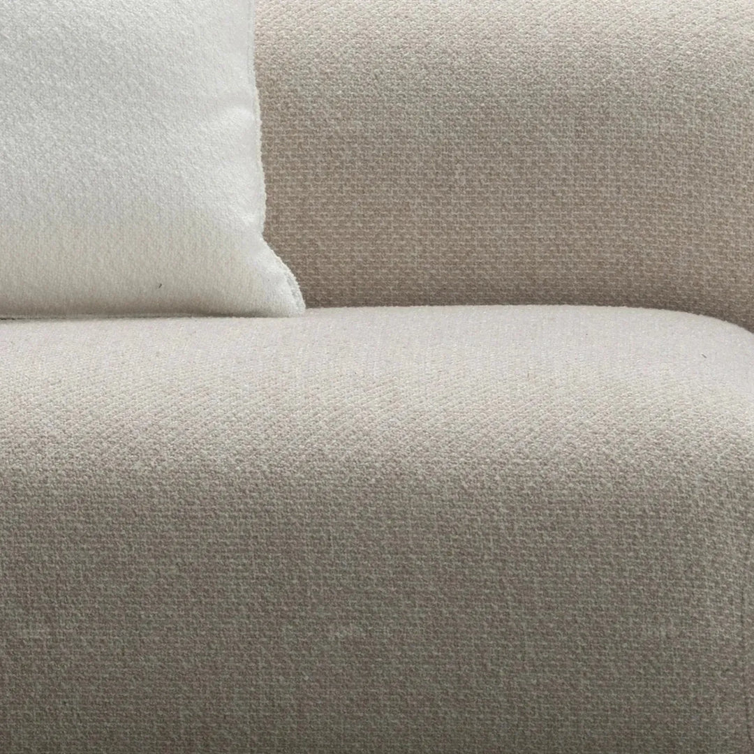Modern mixed weave fabric 4 seater sofa ench environmental situation.